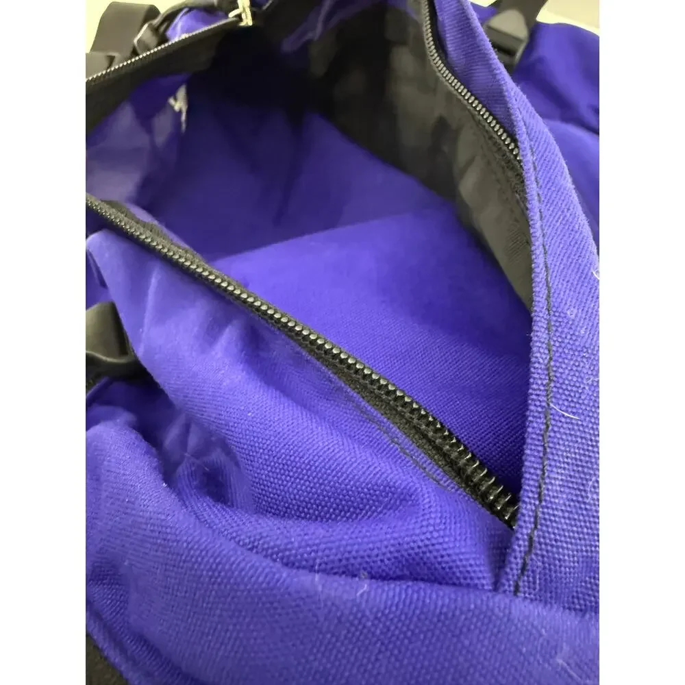 Vintage The North Face Blue Purple Black Backpack Day Pack